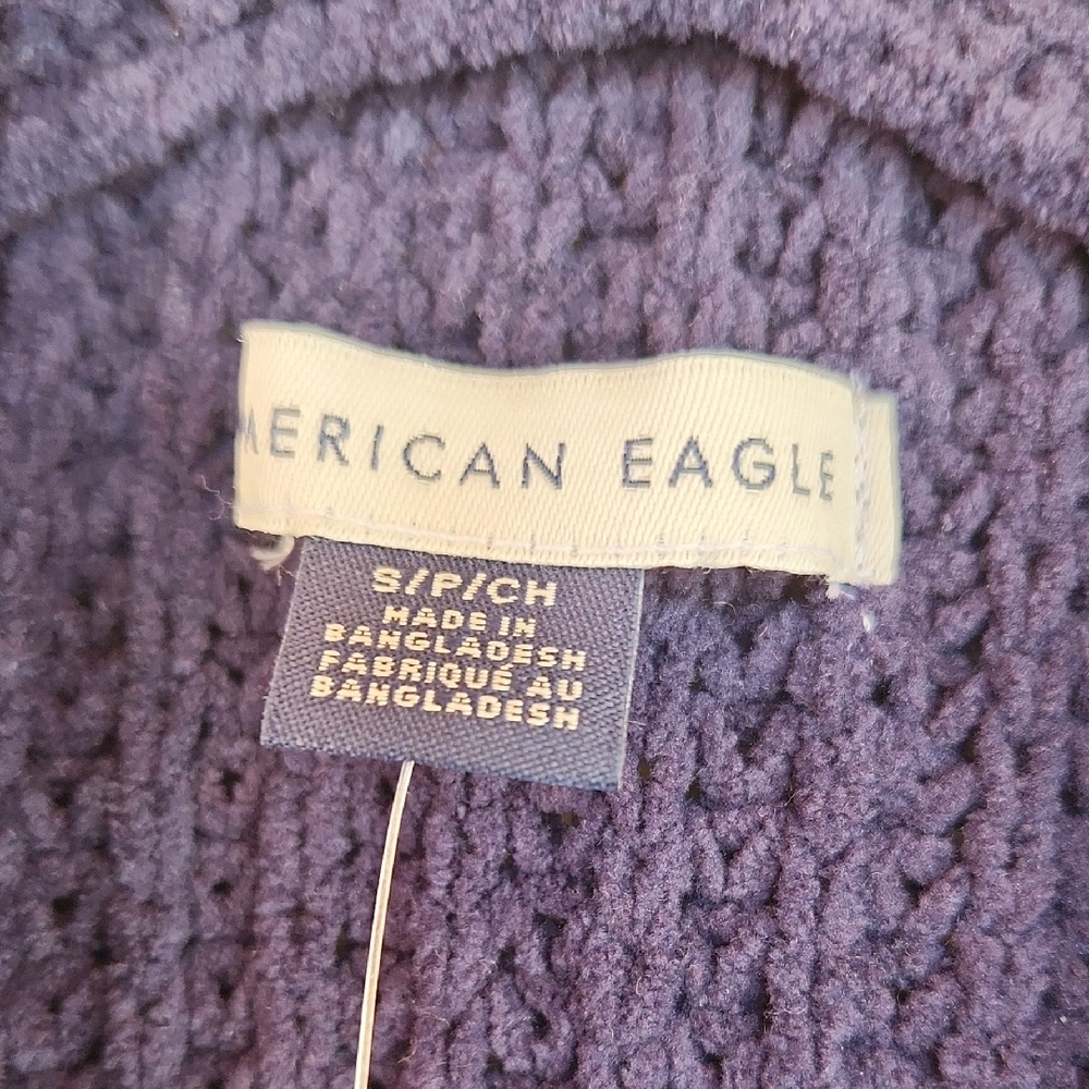 American Eagle Outfitters Blue Knit Cardigan NWT - Picture 2 of 16